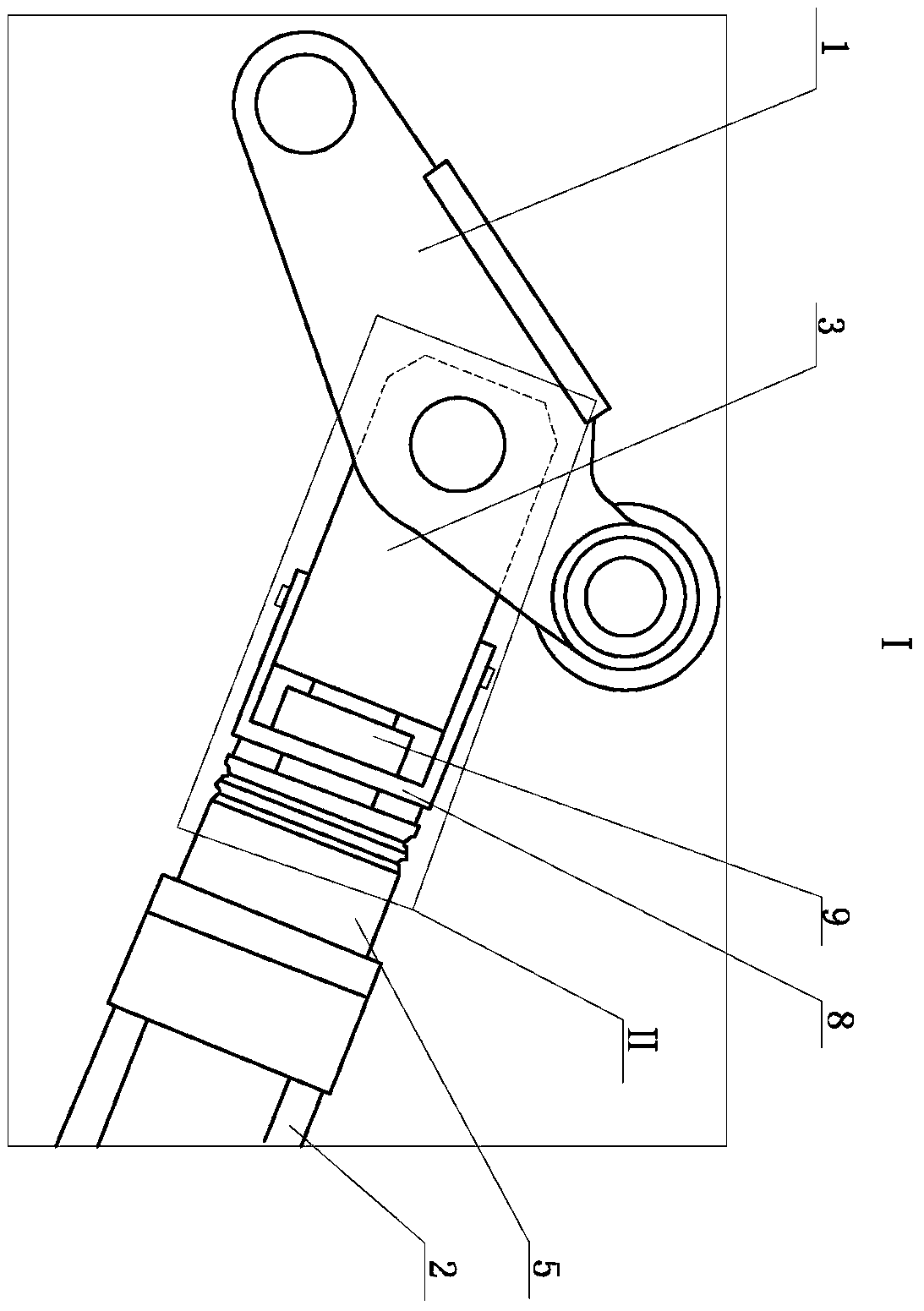 Anti-loosening and stroke calibration device for actuator of automatic position system for dry quenching