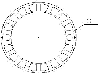 Permanent magnet brushless direct current linear motor with structure of rotor screw