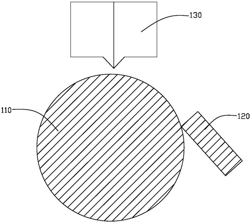 Light blocking object nozzle maintaining device and light blocking object coating device