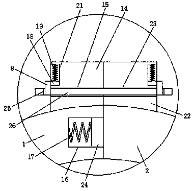 Automobile shock-absorbing suspension device clamp casting