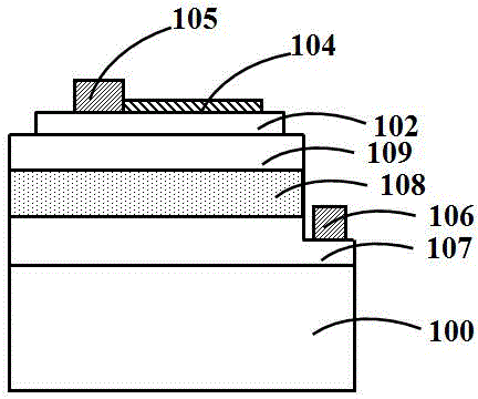 Gallium nitride based light emitting diode with current expanding structure