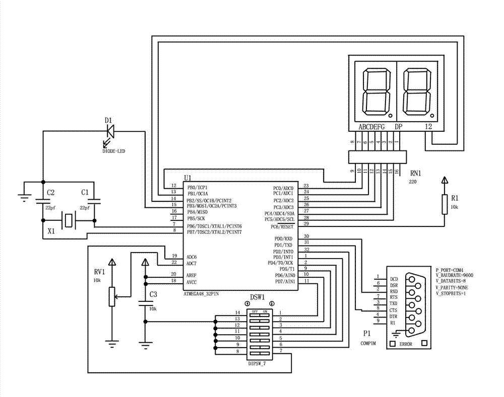 Simulation teaching system for single-chip microcomputer curriculum