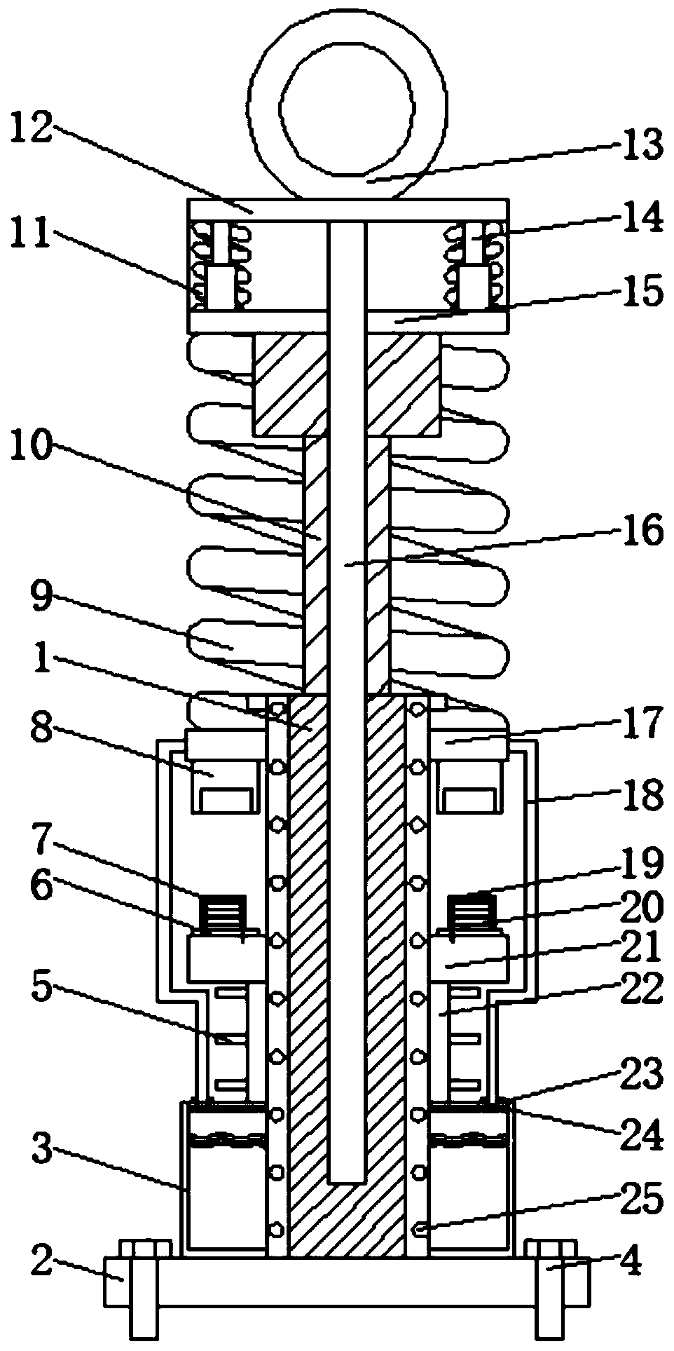 Resistance-adjustable shock absorber for automobile