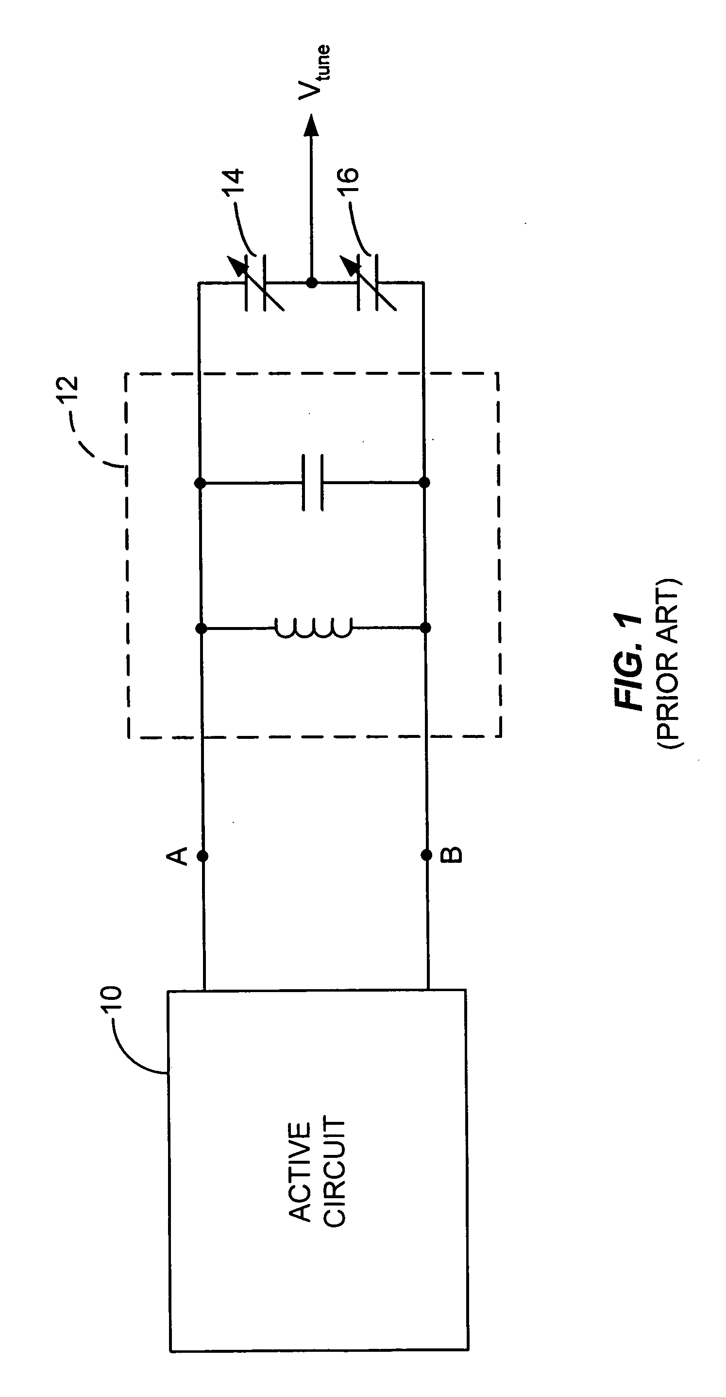 Method and circuitry for implementing a differentially tuned varactor-inductor oscillator