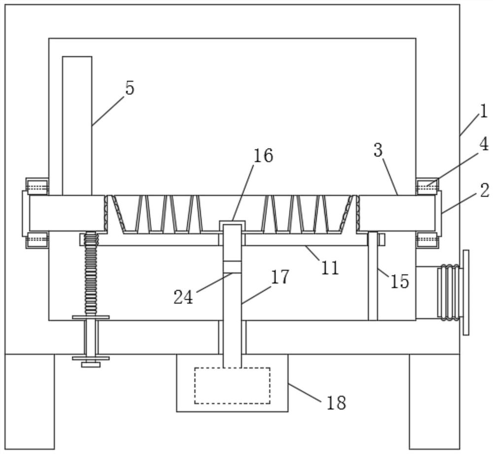 A cleaning water control machine for refrigeration parts processing