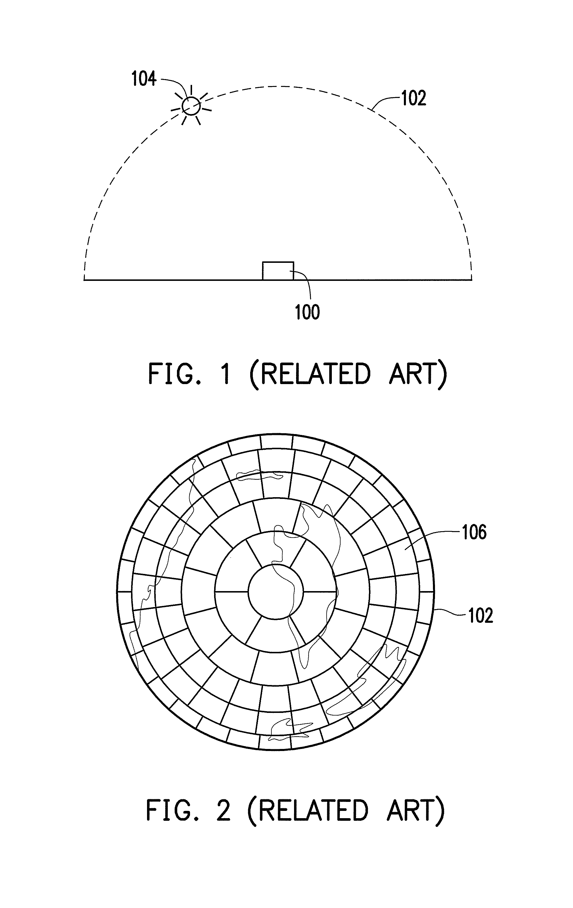 Sky luminance mapping system and mapping method