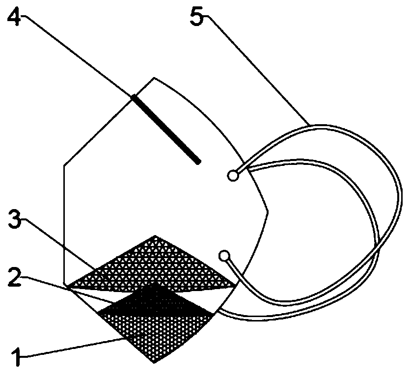 Naturally degradable nanofiber environment-friendly mask