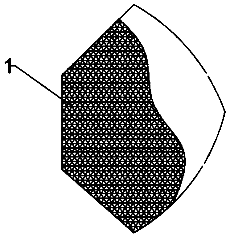 Naturally degradable nanofiber environment-friendly mask