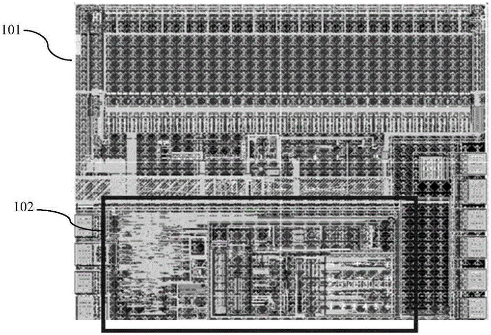 IP module merging method of layout