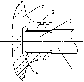 Method for connecting titanium aluminum turbine and steel shaft