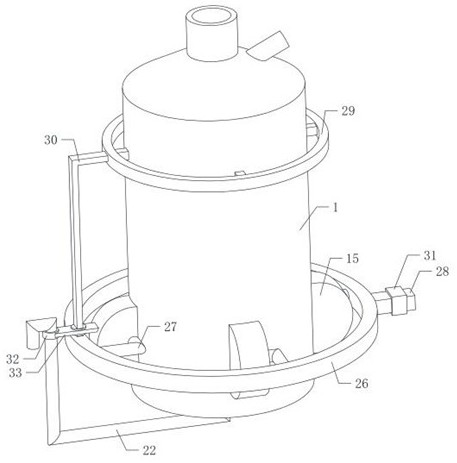 Ammonia-nitrogen wastewater air stripping tower for chemical sewage treatment