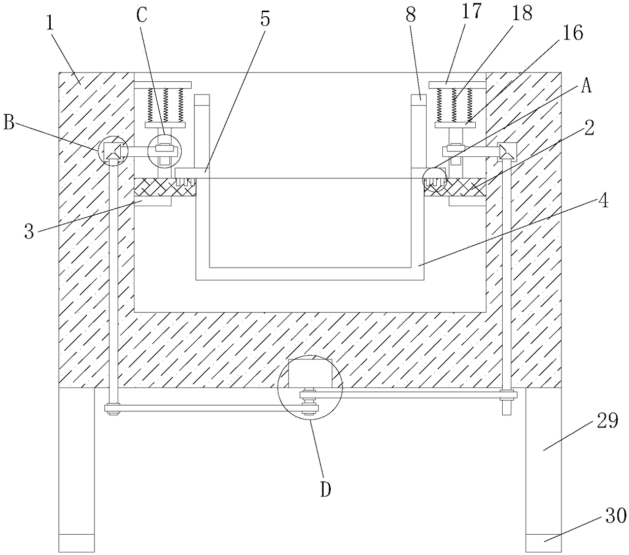 Mechanical equipment for fried snacks