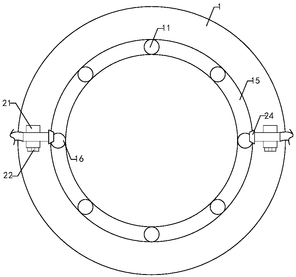 Rotary spraying device