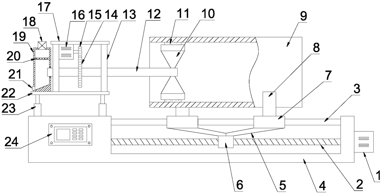 Synchronous efficient dust removal pipeline inner wall grinding device