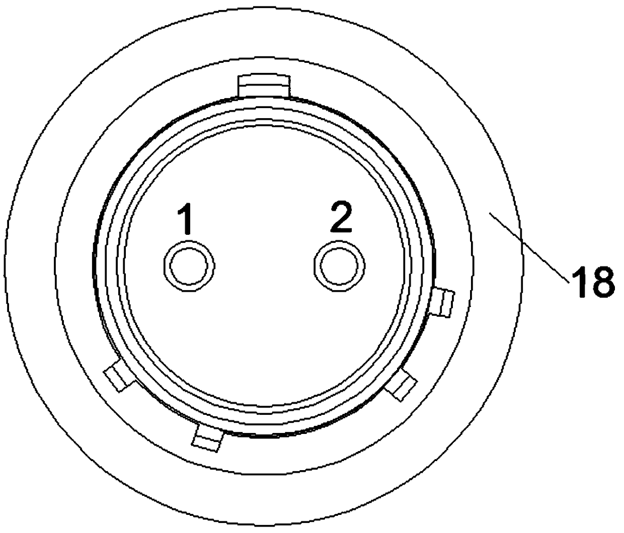 YMF series circular optical fiber electric connector