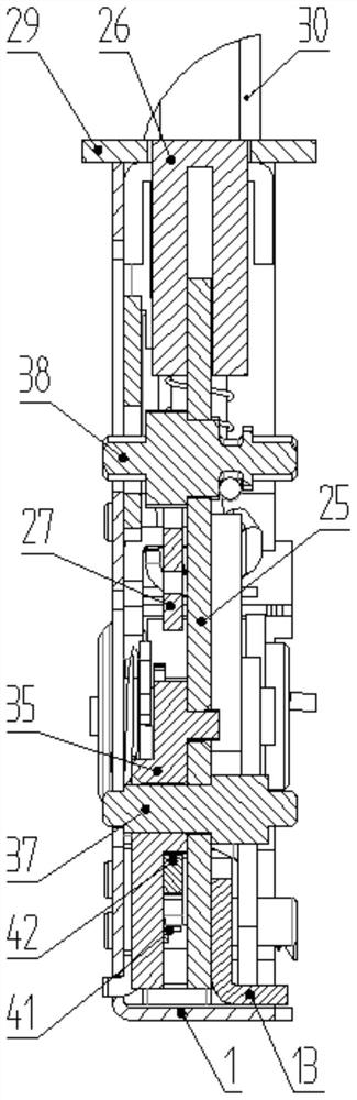 Novel mechanical automatic lock body structure