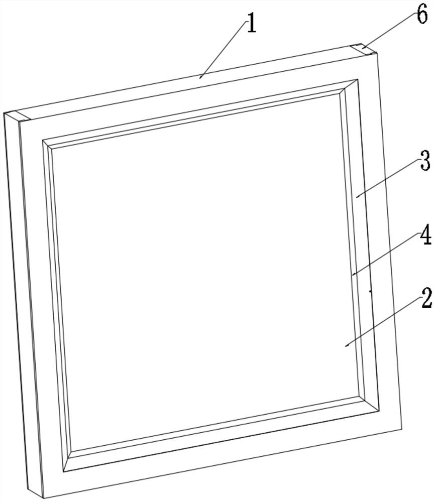 Detachable design structure and installation method of large-area laminated glass of elevator