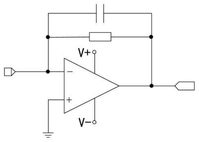 Weak pulse signal amplification circuit and tiny dust detector