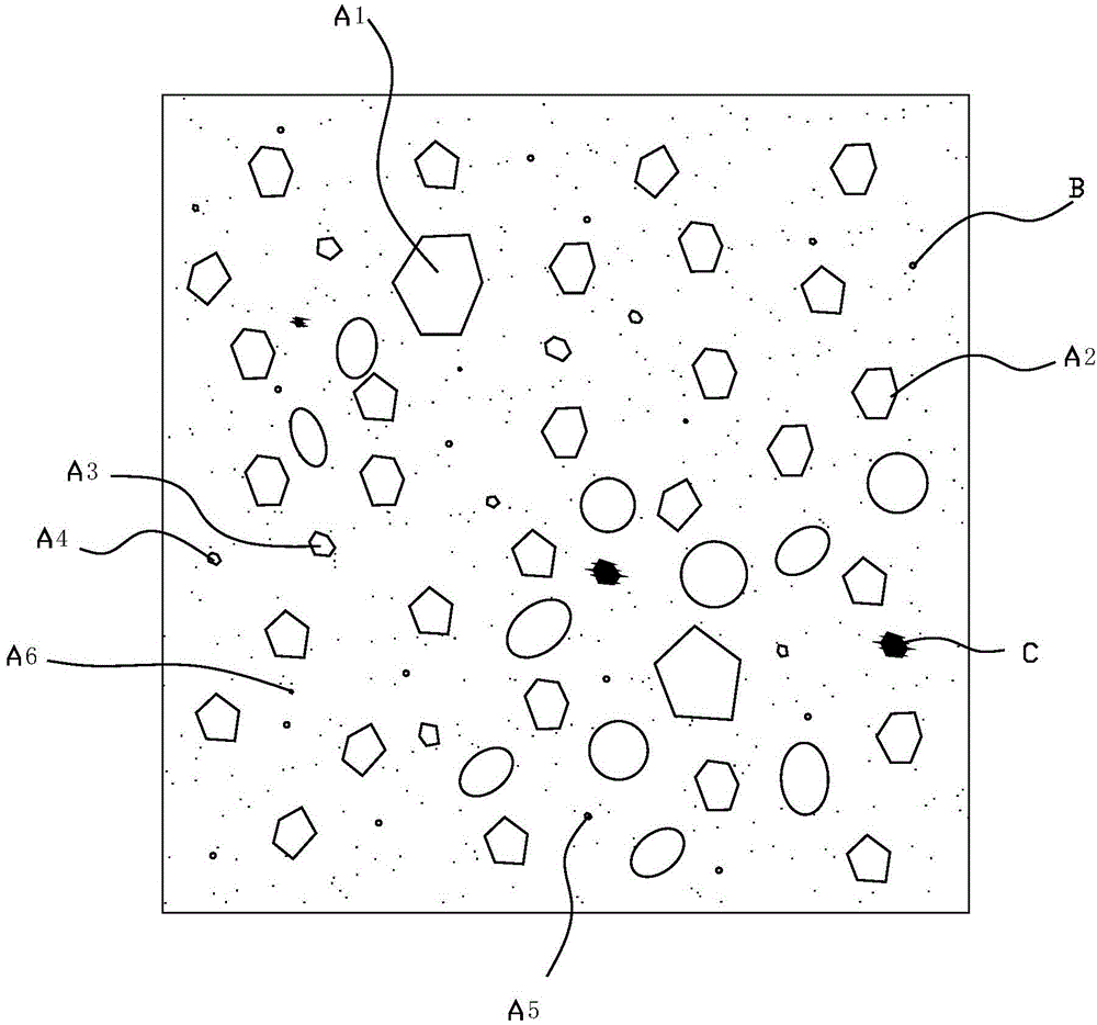 Processing method of light foamed concrete decorating building block