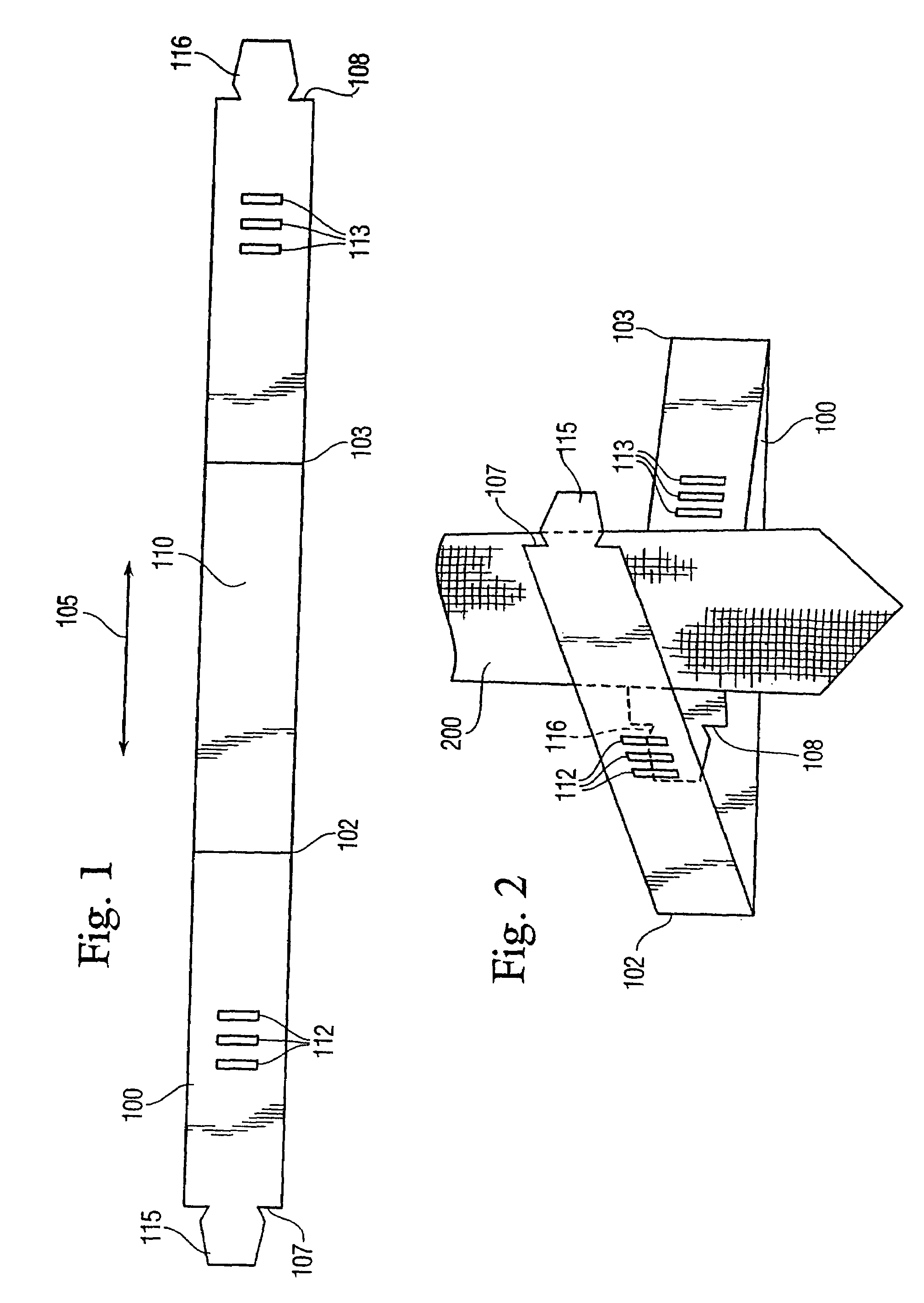 Retail display strap for securing a tie to a shirt