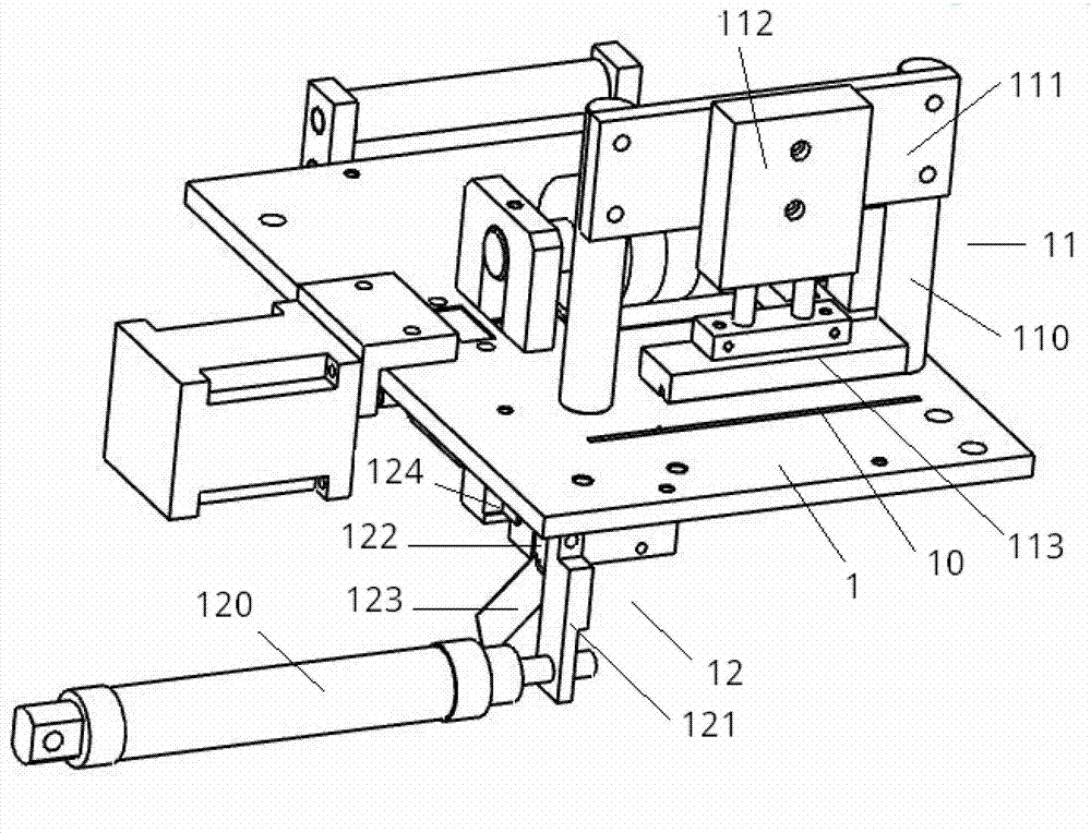 Improved structure of storage battery plate group automatic film coating machine