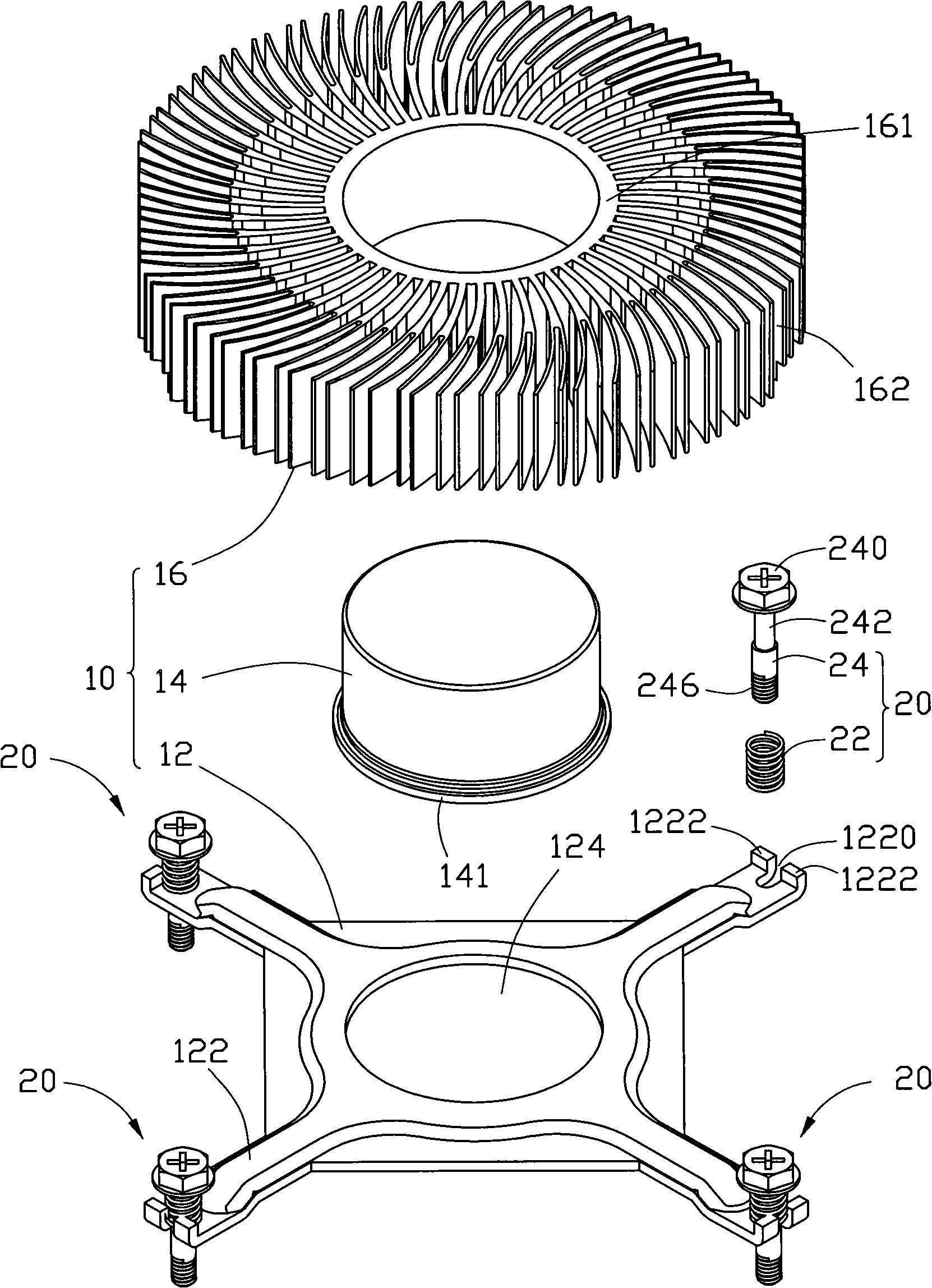 Fixing device combination