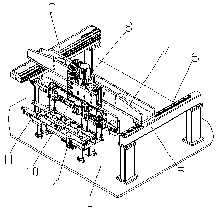 Shaft sleeve press fitting mechanism of air-conditioning air guiding plate