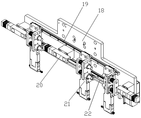 Shaft sleeve press fitting mechanism of air-conditioning air guiding plate