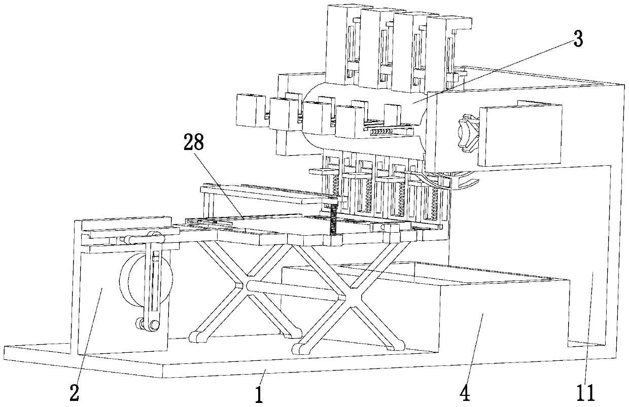 Plain glass cutting auxiliary processing device