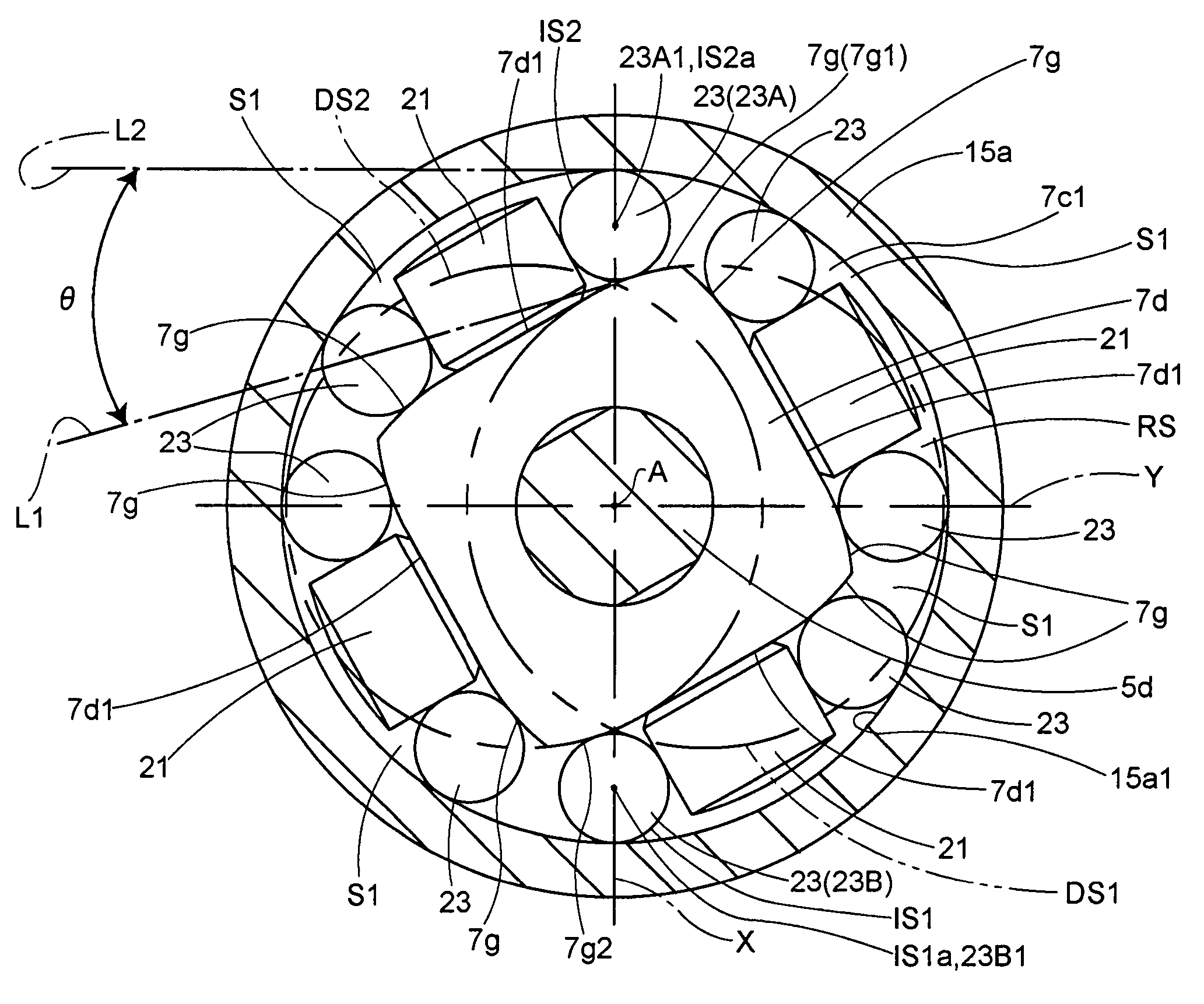 Rotational transfer mechanism