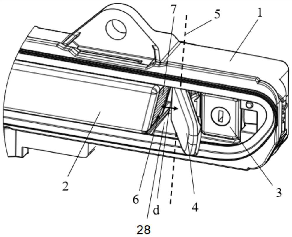 Motor vehicle door external door opening controller