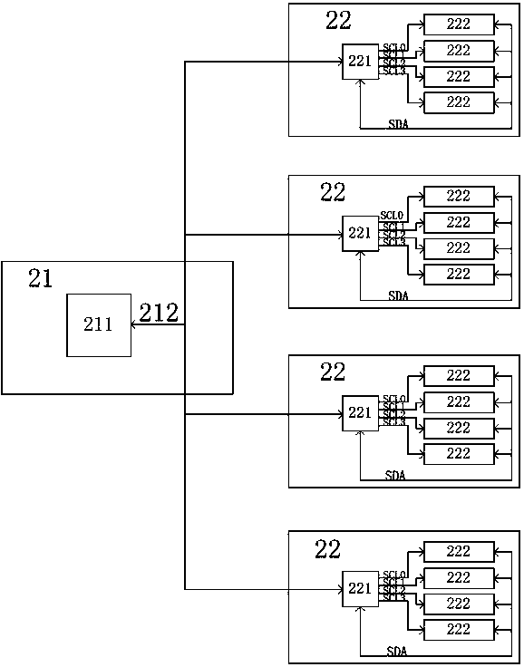 Read-write structure of single-plate optical module and read-write method