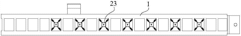 Vibration-absorbing main beam structure of medium and low speed maglev turnout