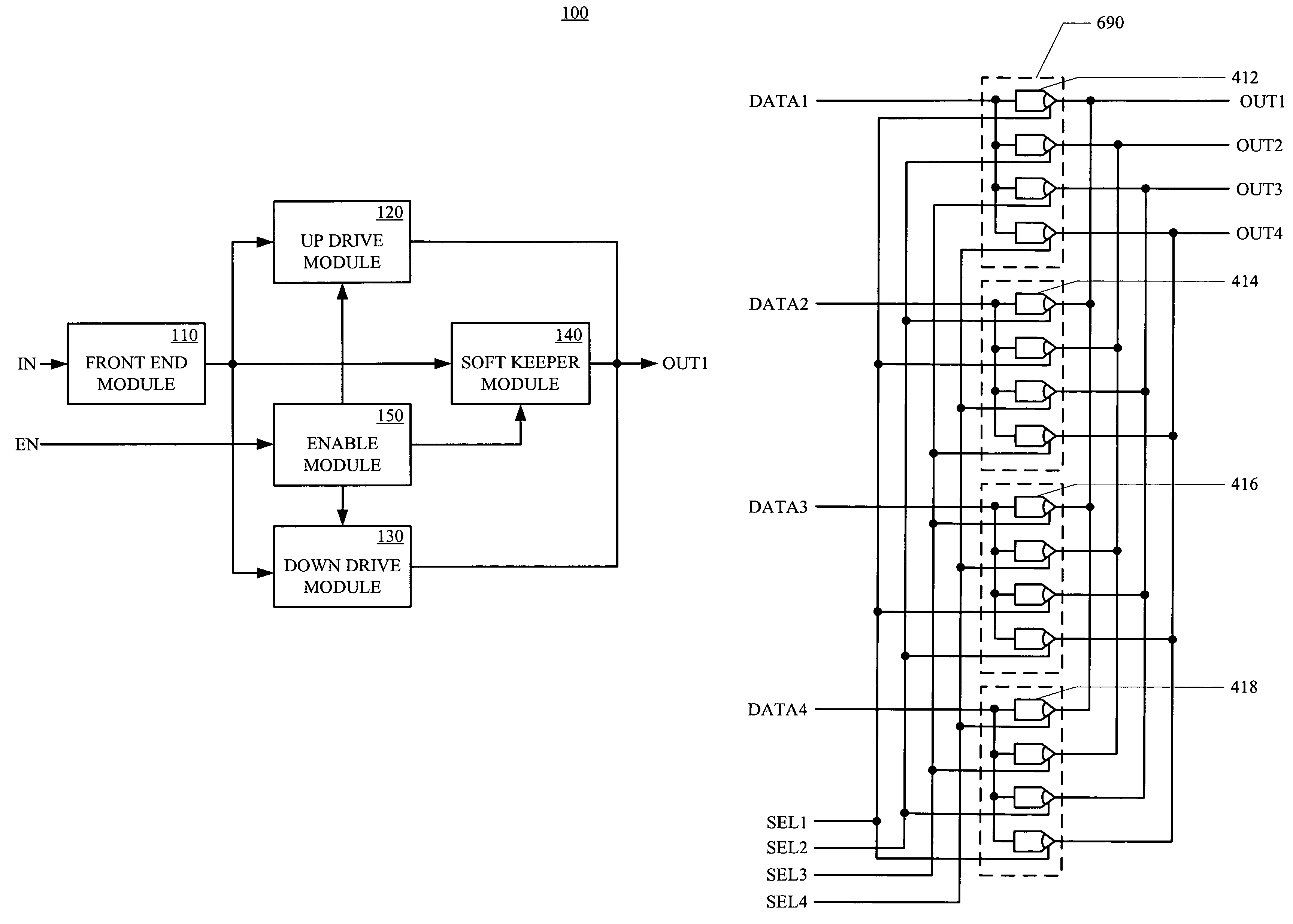 Cross point switch