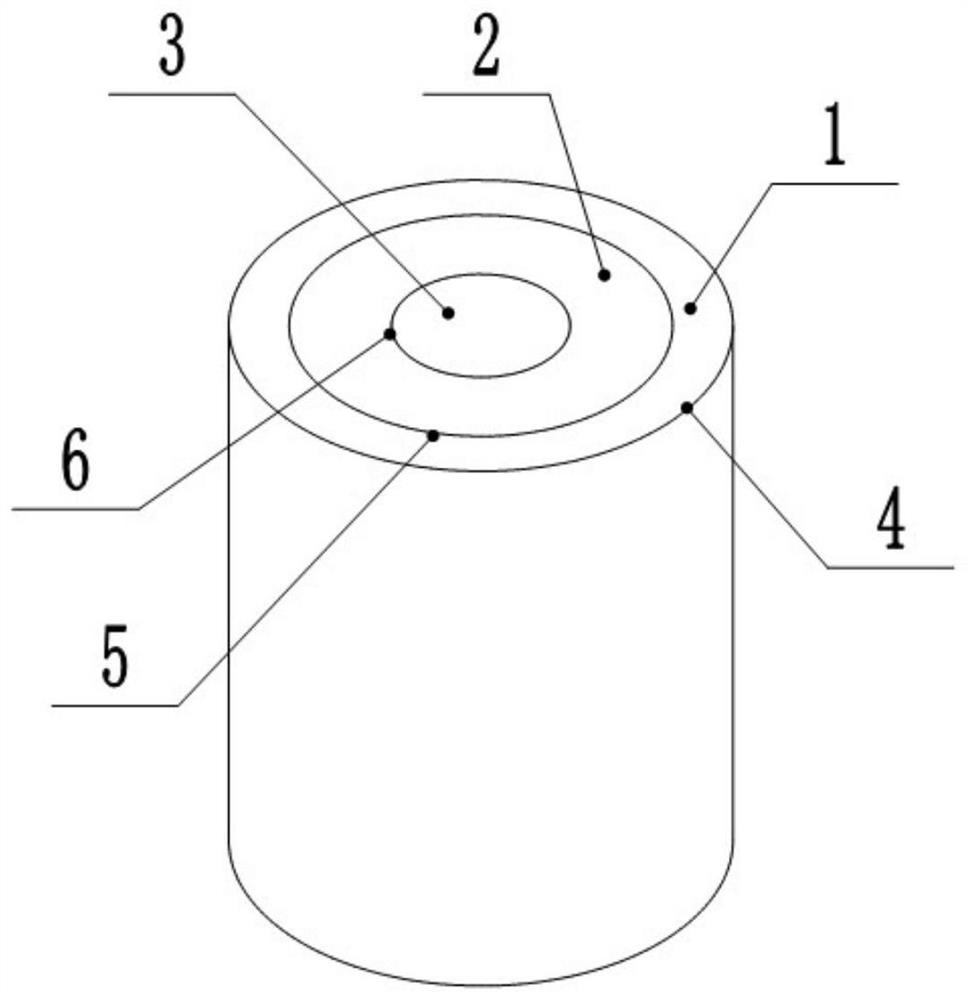 Segmented-absorption fully-degradable coated tobacco rod fertilizer and preparation method thereof