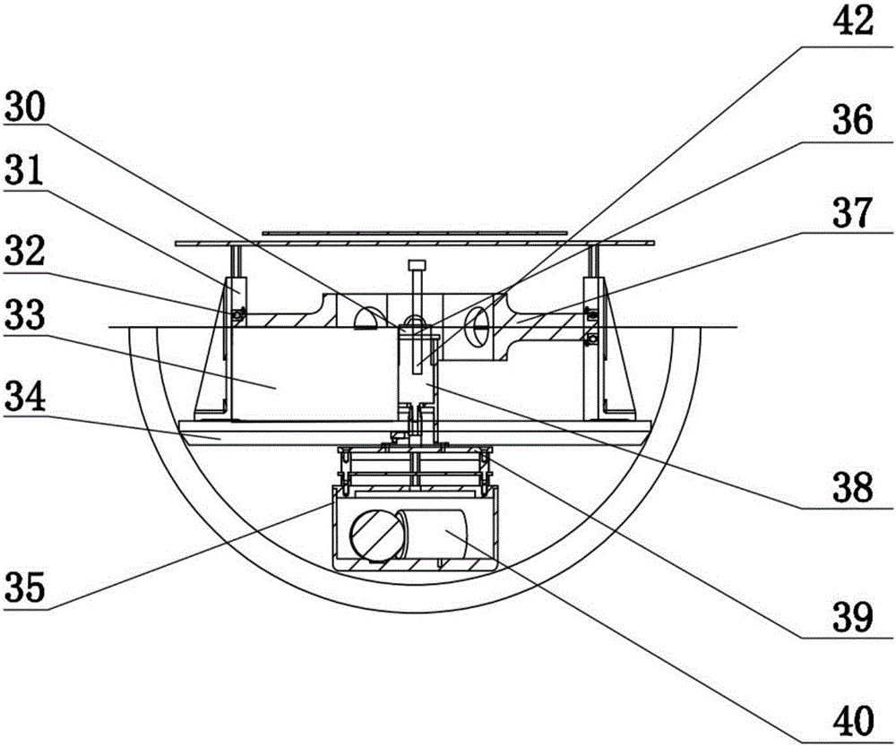 Low-power-consumption wideband single-compartment-ball sea seismograph