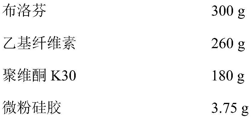 Ibuprofen sustained-release capsule and preparation method thereof