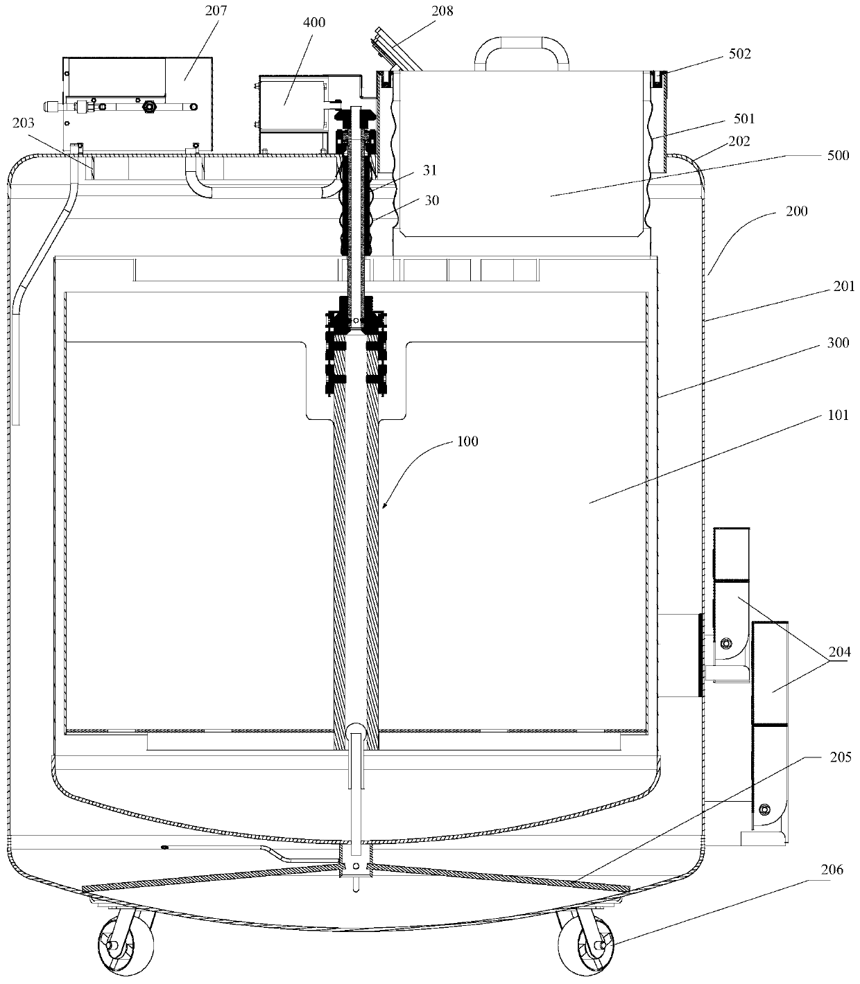 cryogenic storage device