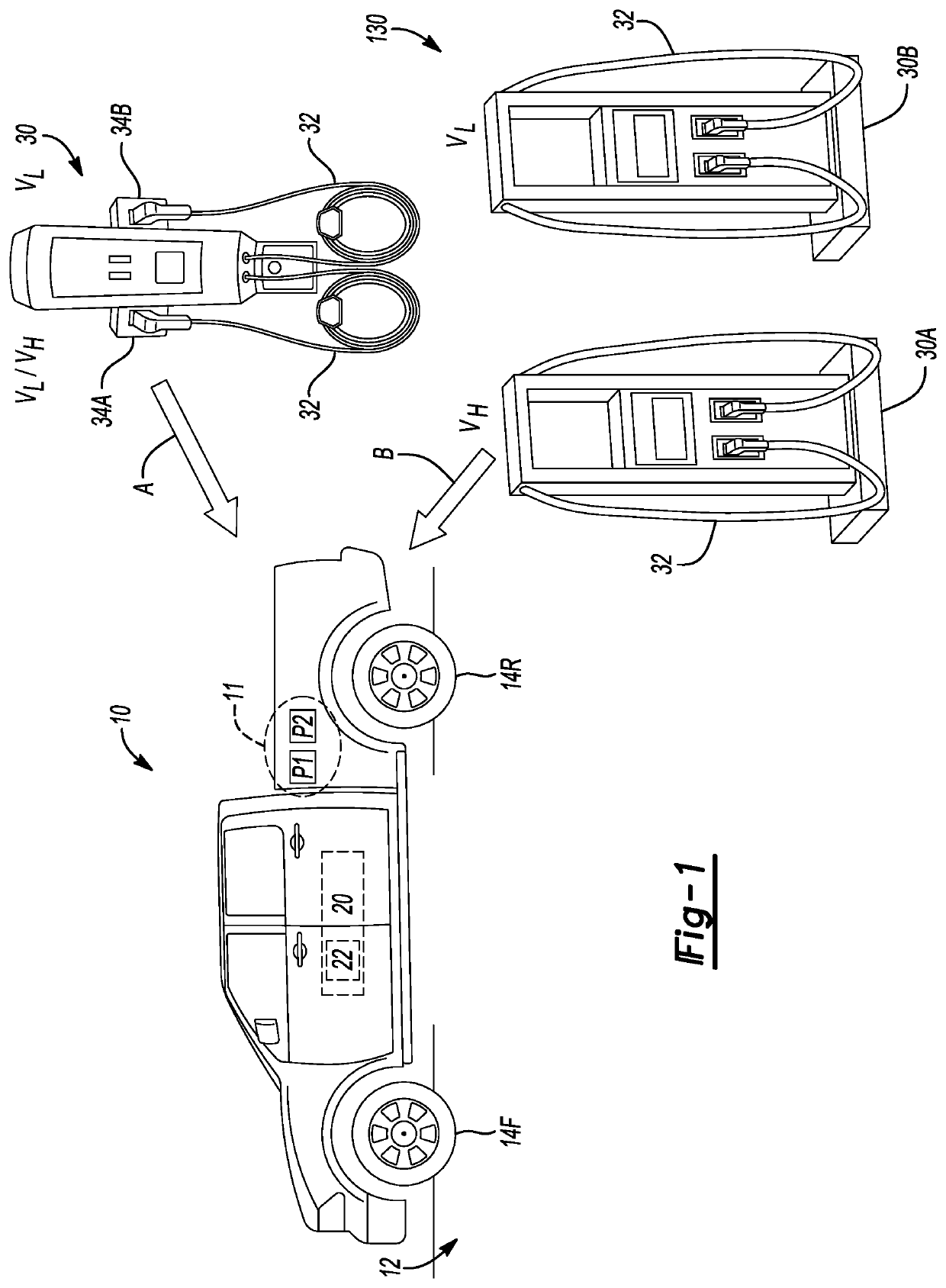 Adaptive fast-charging of multi-pack battery system in a mobile platform having dual charge ports