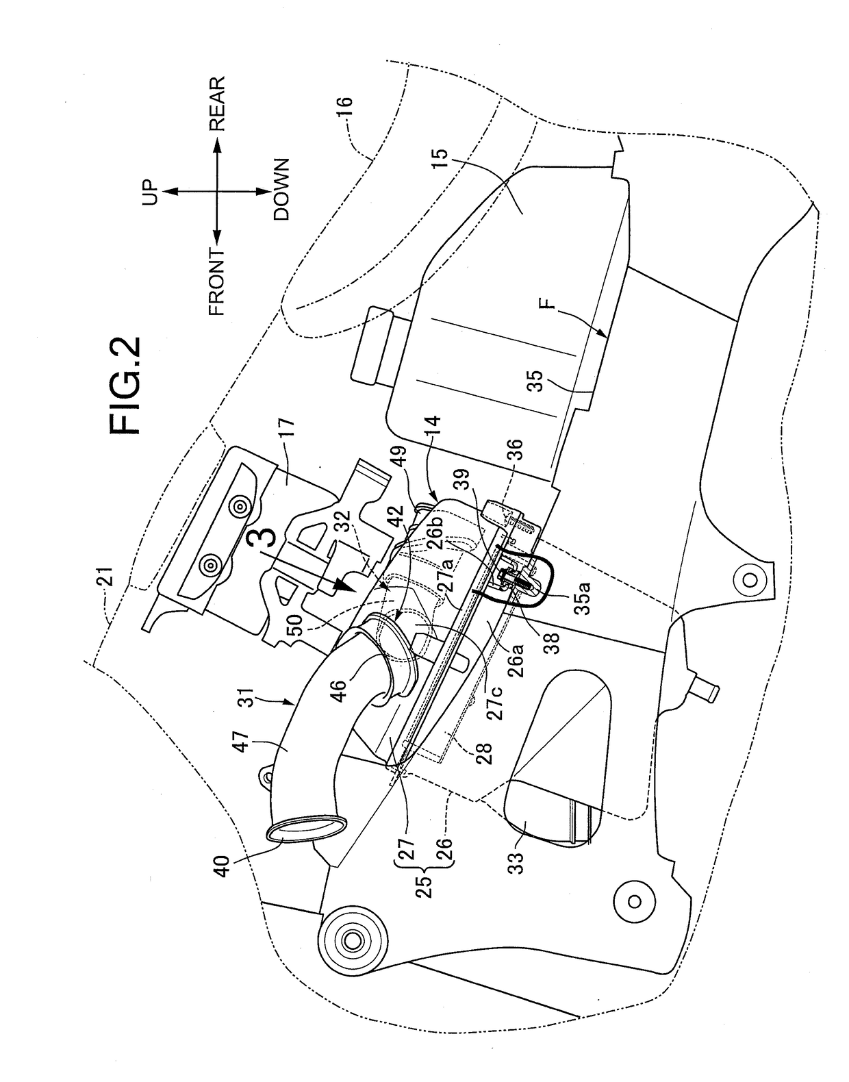 Air cleaner for vehicle