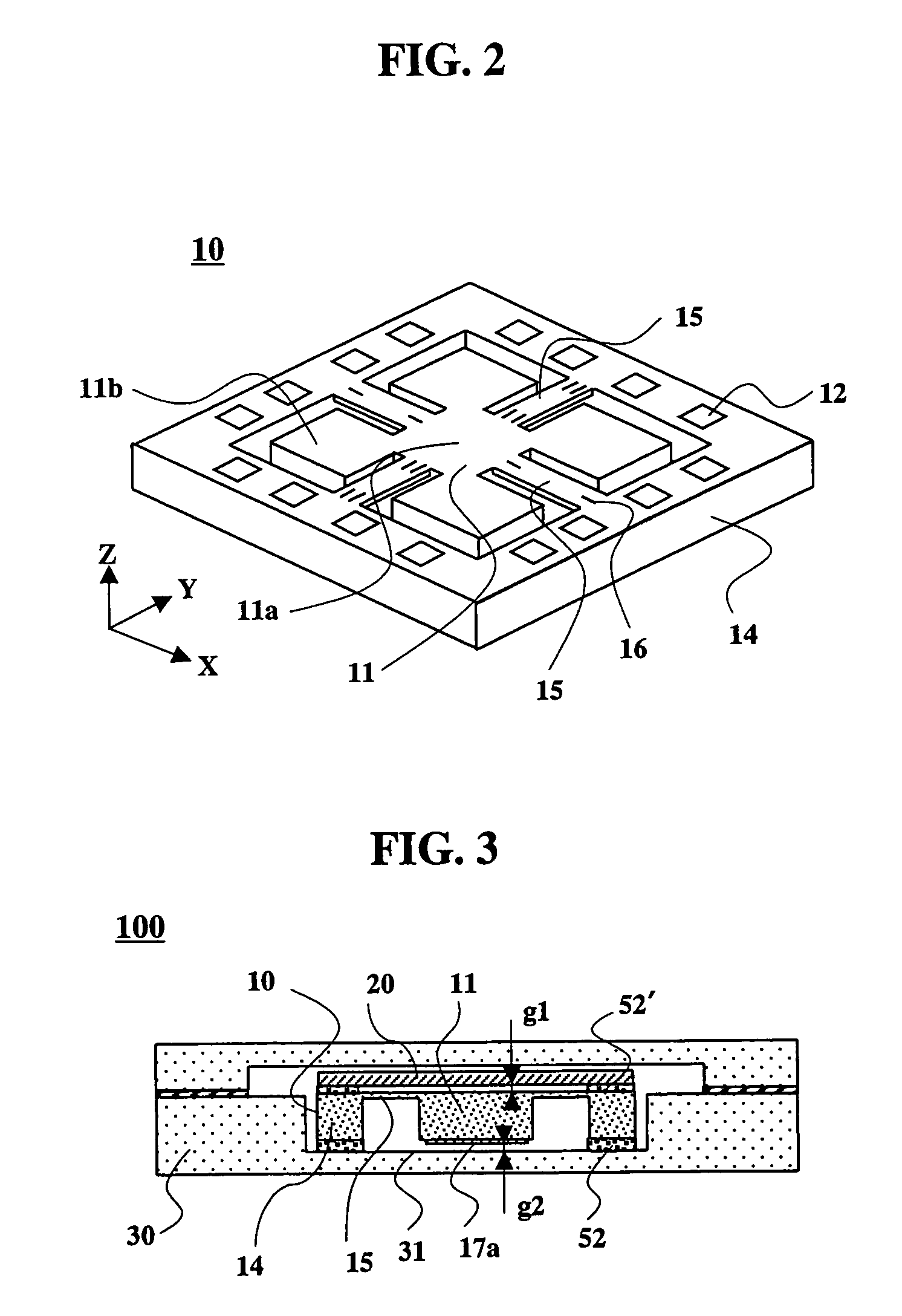 Impact-resistant acceleration sensor