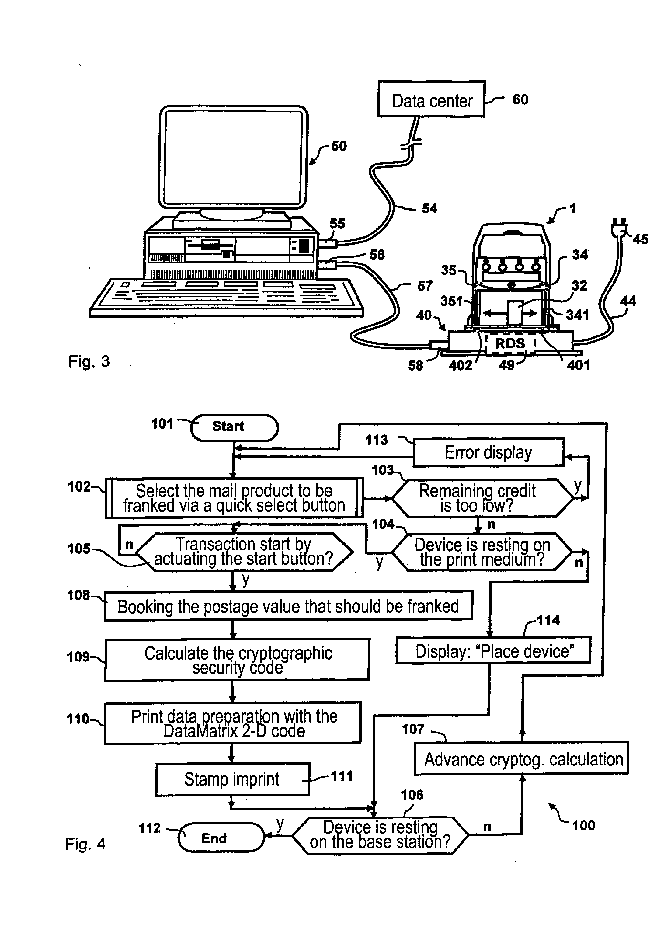 Universally usable electronic manual stamping device