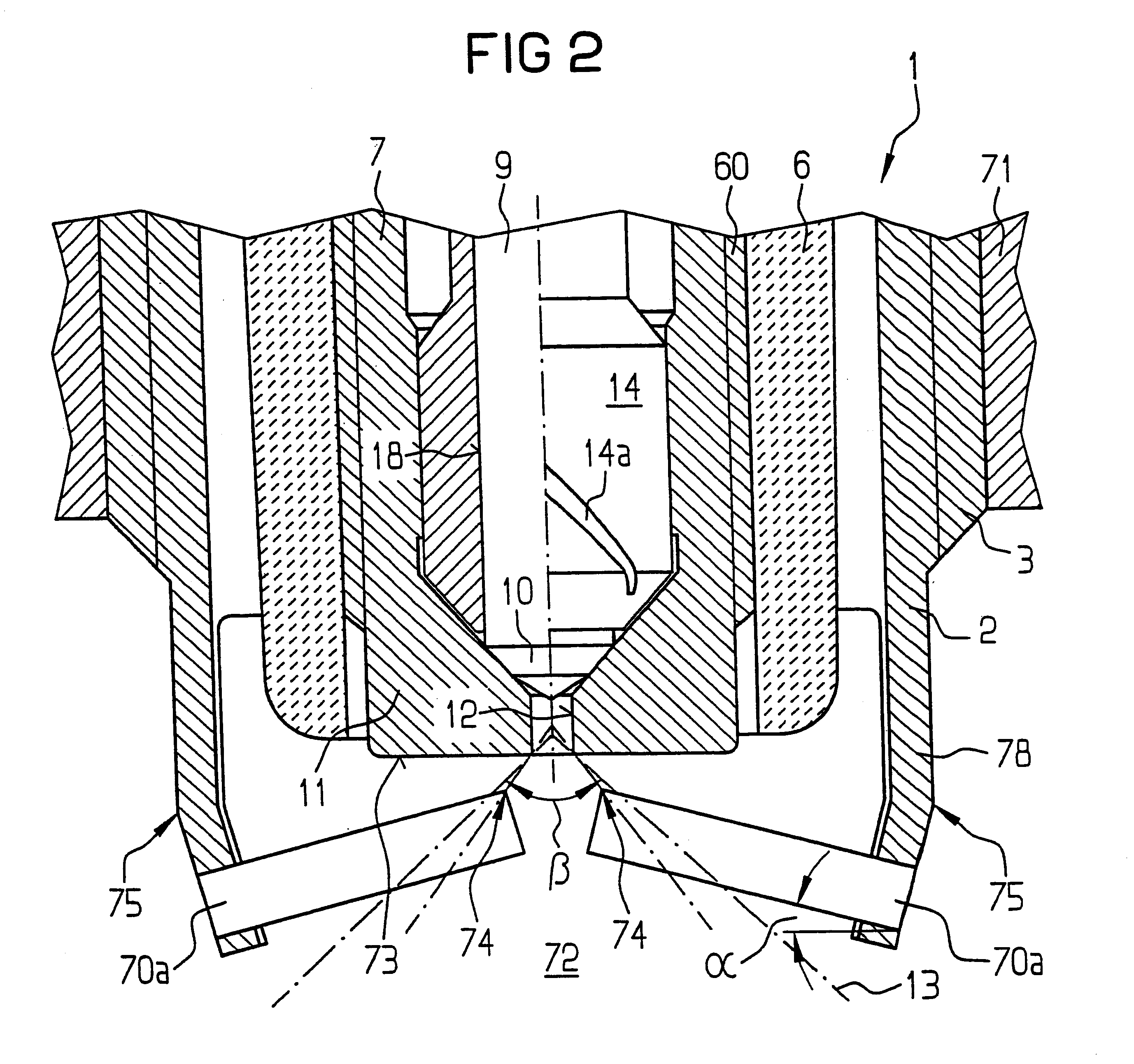 Fuel injection valve with integrated spark plug