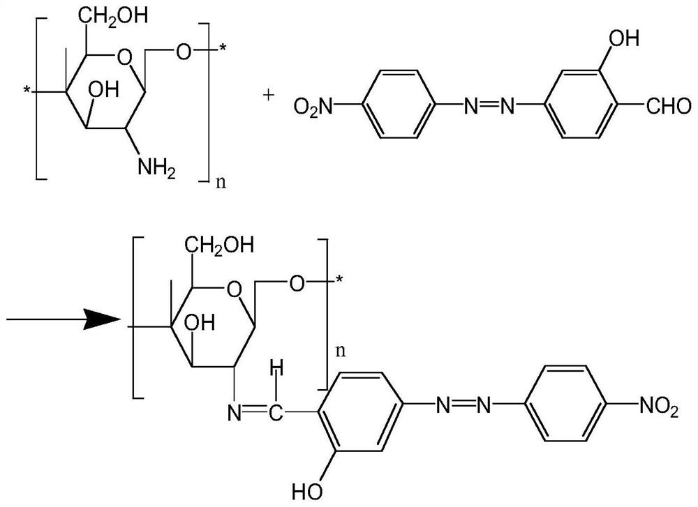 Chitosan derivative, preparation method and application thereof