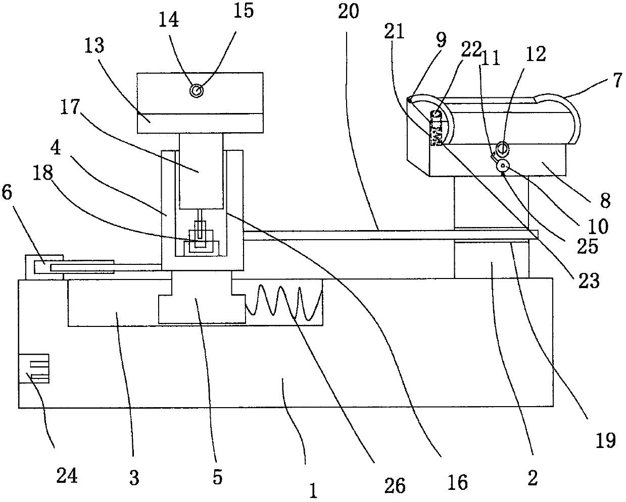 Positioning device for welding parts