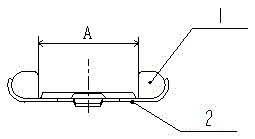 Comber top comb spring pressure plate device