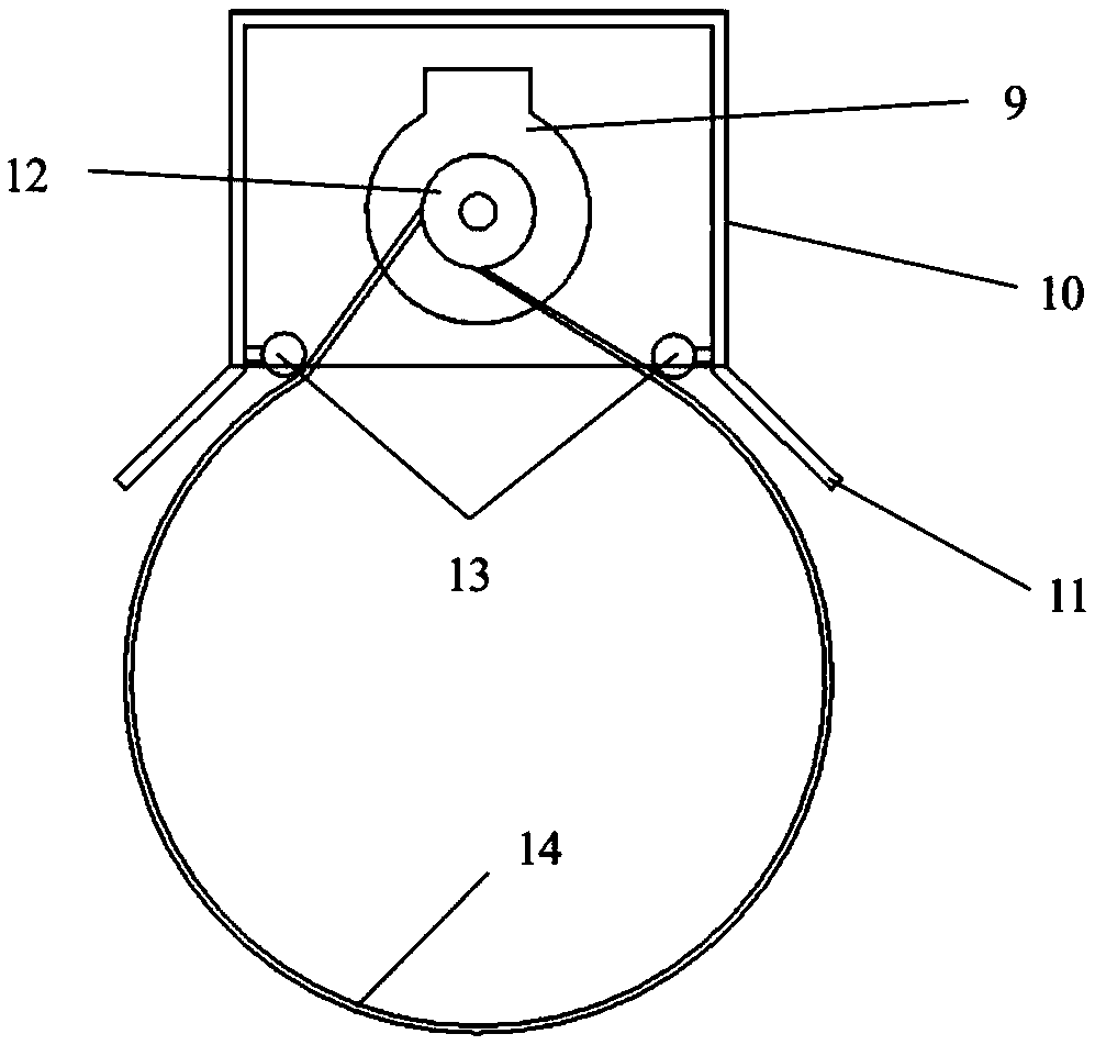 Non-pneumatic remote-control in-vitro counter-pulsation device and using method