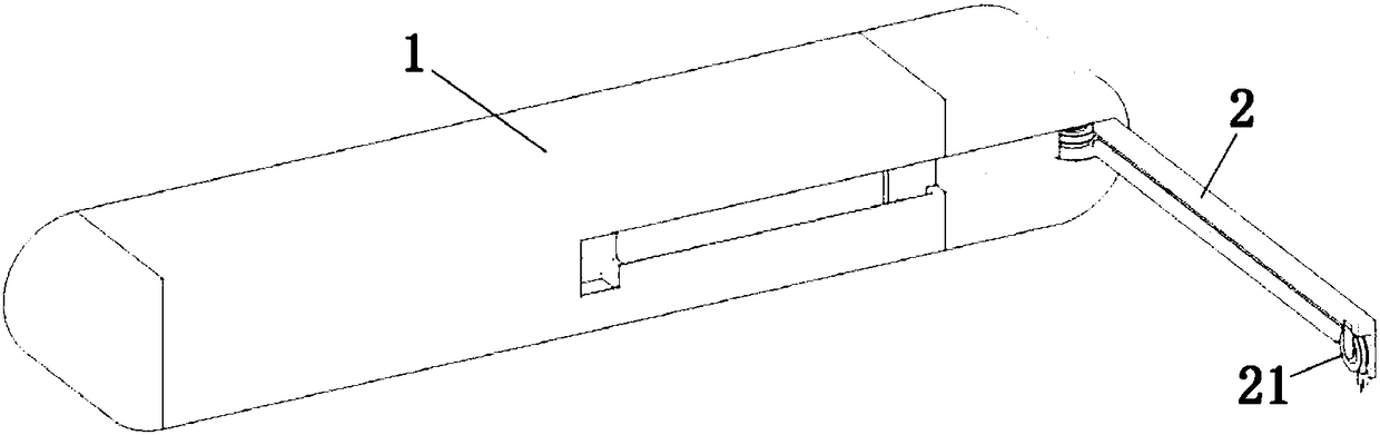 High-altitude escape slow descent device