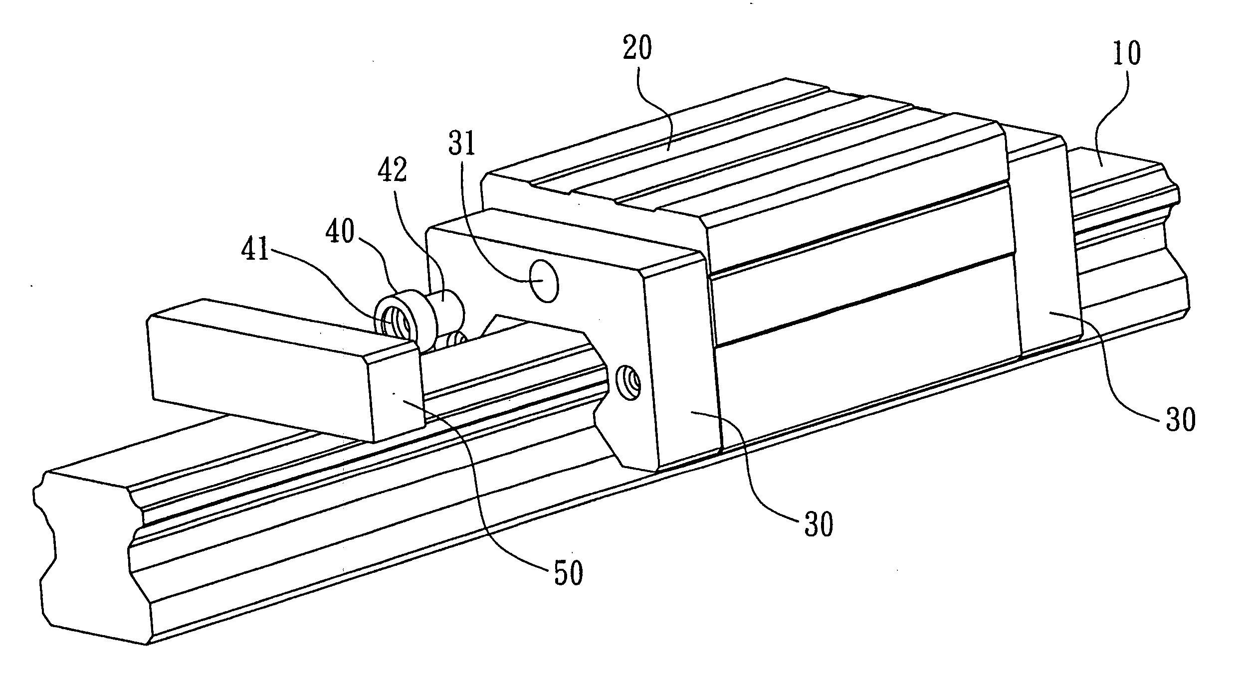 Linear guideway with a changeable oil-storage unit