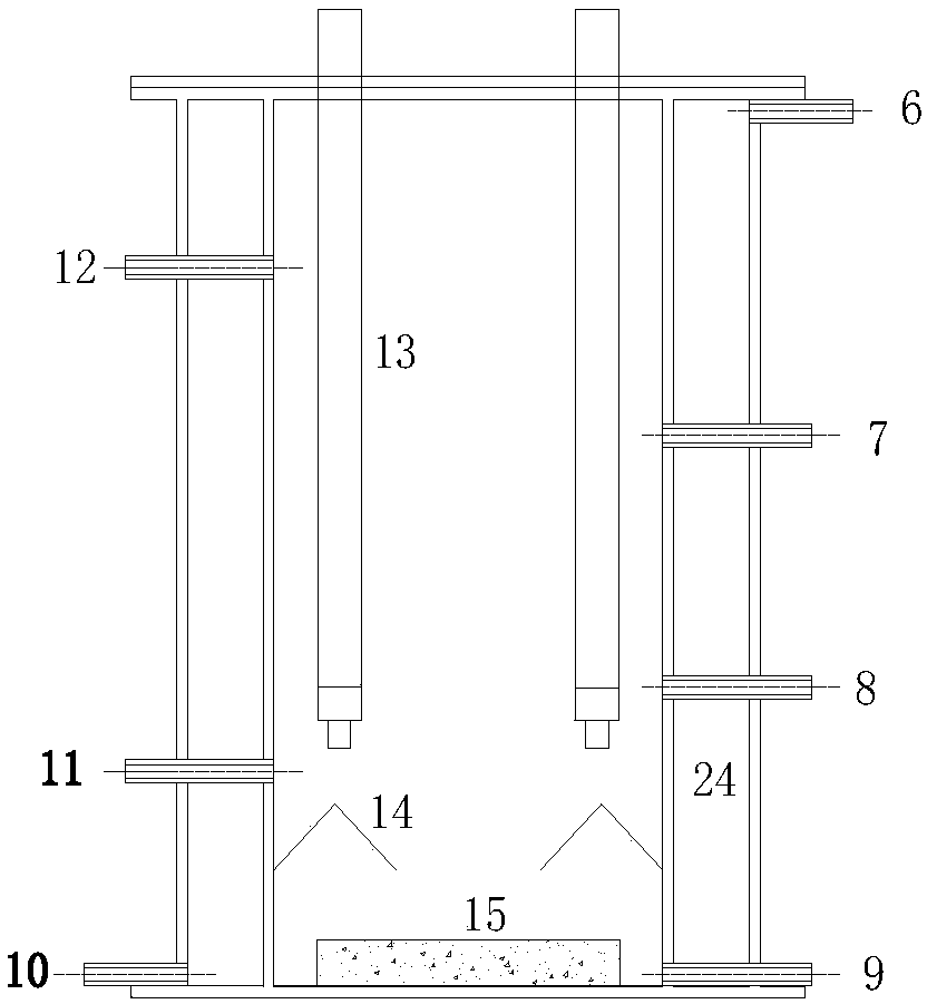 Automatic control device and method for achieving low-concentration ammonia-nitrogen wastewater short-range nitration